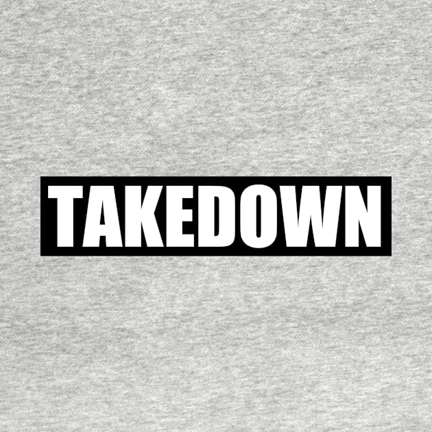 TakeDown Bold Logo by Real TakeDown